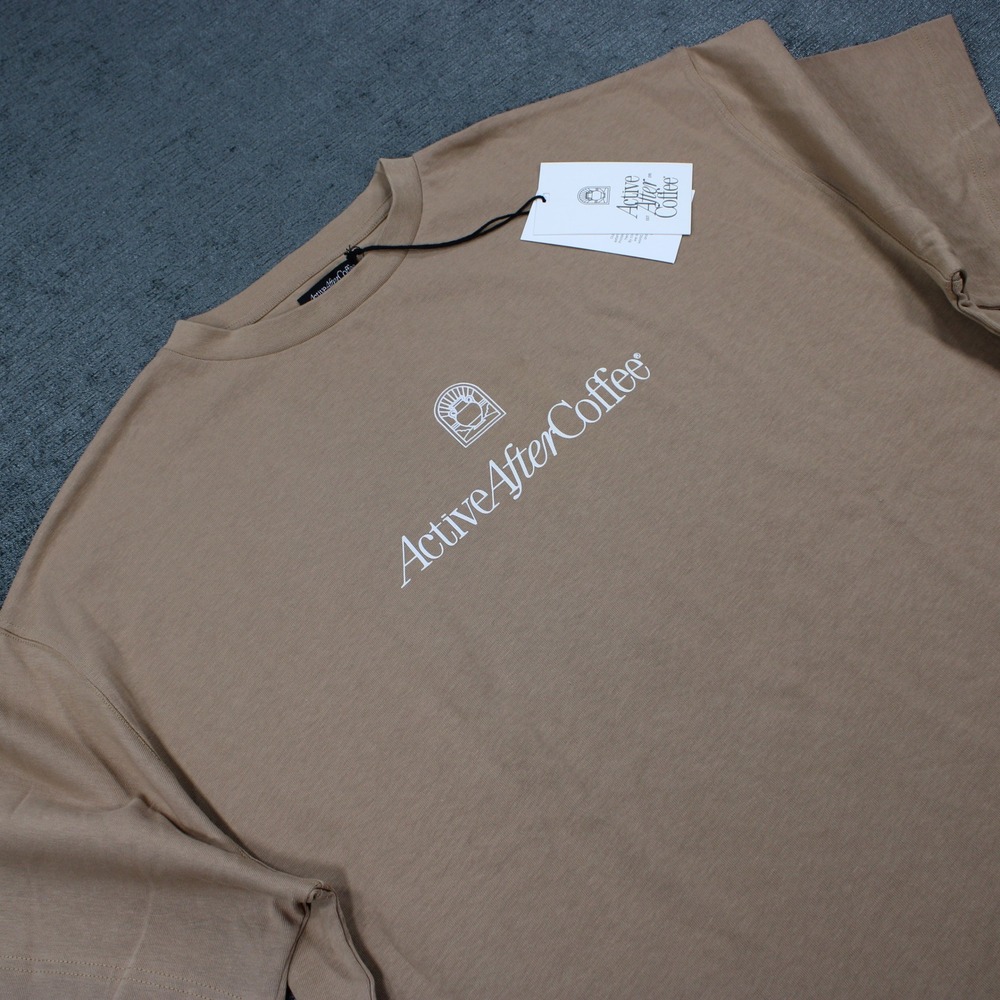 Active After Coffee Crew T-Shirt Tigers Eye Brown XL AAC-CCRW-TSHI-Tig-XL-0297